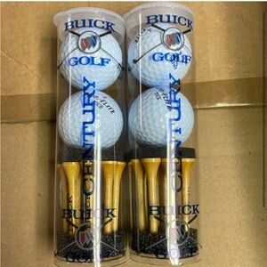 NEW Buick Sleeve of Golf Balls and tees - 2